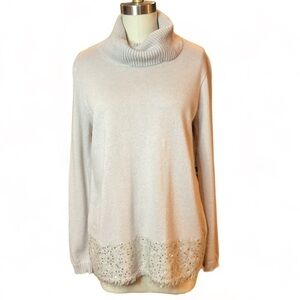 D. Exterior designer soft Italian made sweater jumper women’s size Medium EUC